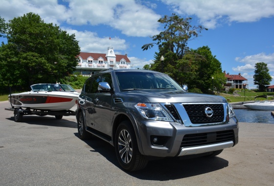 Nissan SUVs showcase towing abilities