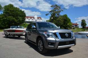 Nissan SUVs showcase towing abilities